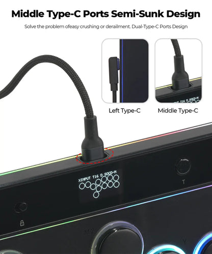 Magnetic Hitbox Leverless Arcade Controller for PC and Consoles