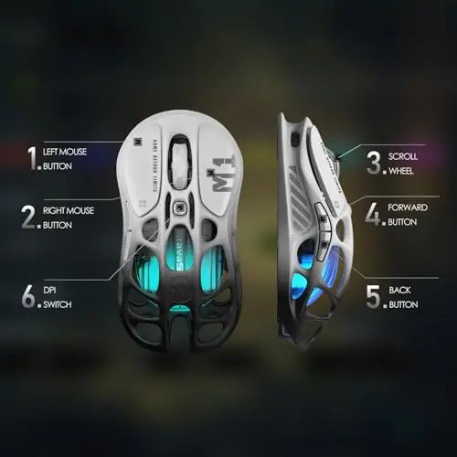 Lightweight Magnesium Alloy 26000 DPI Wireless Gaming Mouse