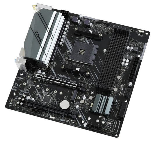 AM4 B550M Micro ATX Motherboard with Ryzen 5600 CPU DDR4 M.2