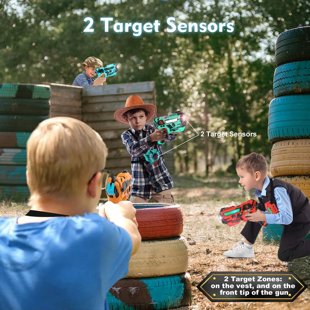 Real-Time Laser Tag Set for Kids Teens & Adults