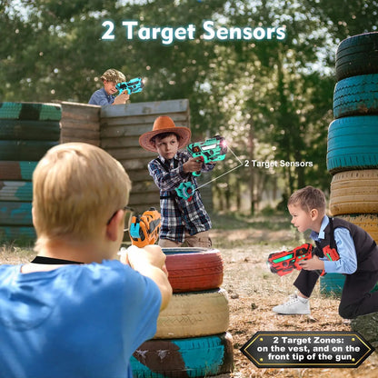 Real-Time Laser Tag Set for Kids Teens & Adults