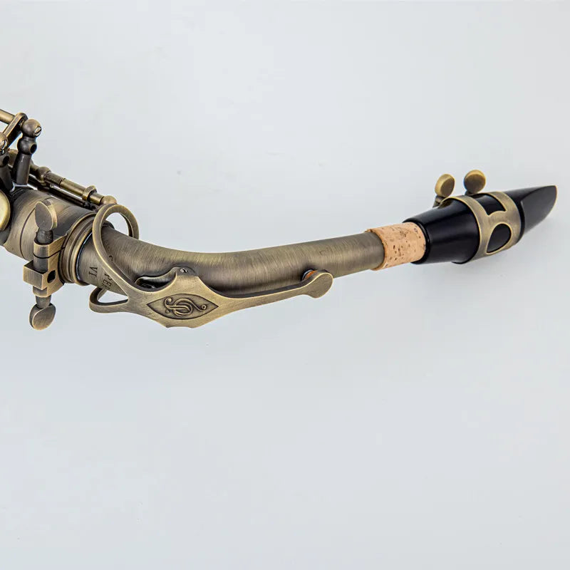 Antique Copper Alto Saxophone E-Flat Professional with Mouthpiece