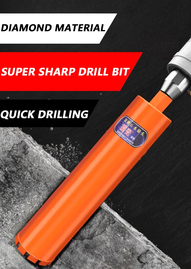 Welded Diamond Core Drill Bit for Reinforced Concrete Drilling