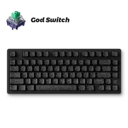 0.1ms Magnetic Switch Gaming Keyboard Black