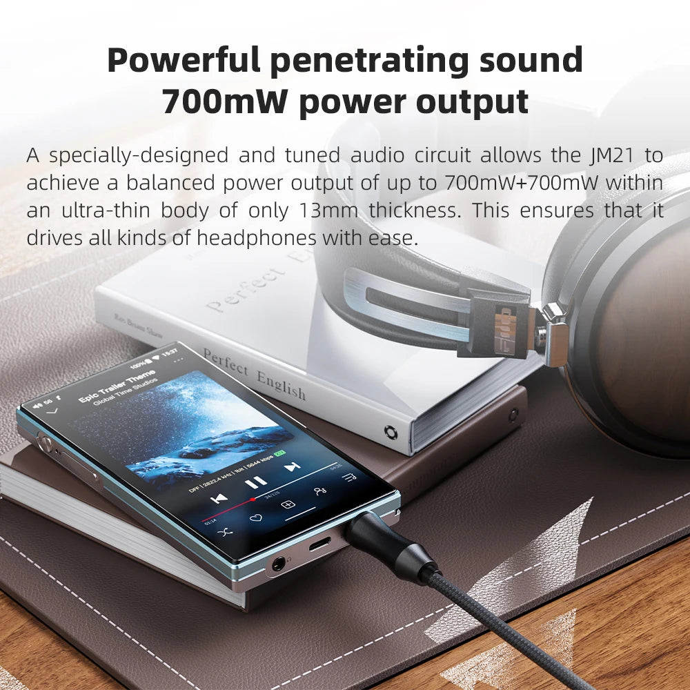 Portable Hi-Res Music Player with Bluetooth WiFi & USB DAC