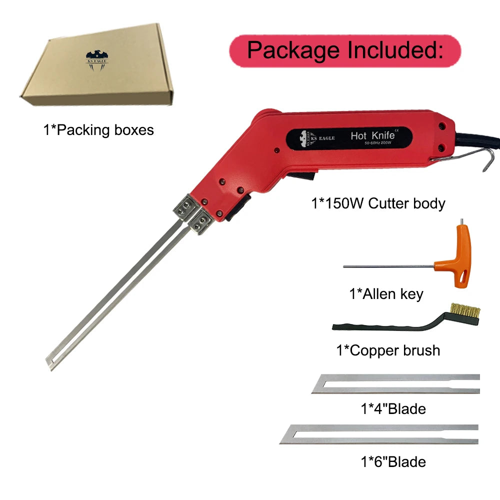 150W Electric Foam Cutter with Dual Blades for DIY Projects