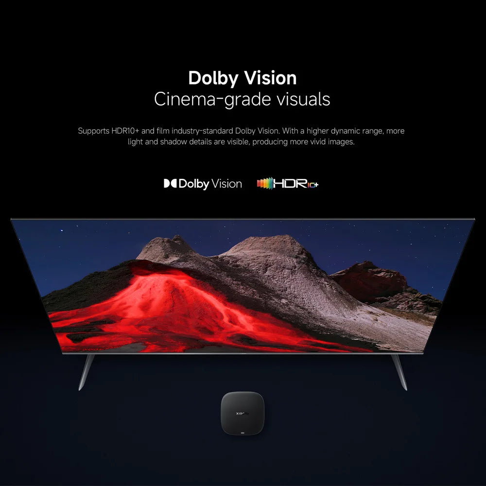 Xiaomi TV Box S 3rd Gen 4K Ultra HD with Voice Control & WiFi 6