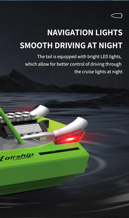 High-Speed Remote Control Jet Boat with Turbojet Pump 2 Batteries