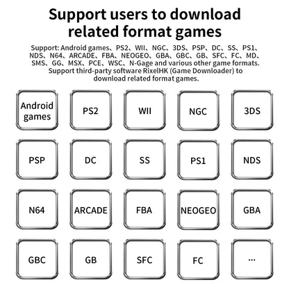 Portable Android Gaming Console 128GB with 4K Games