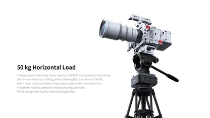 Motorized Pan Head PS-E1 for Smooth Professional Camera Panning