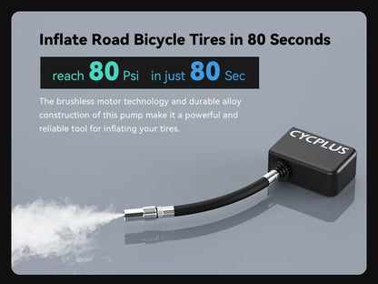 Portable High Pressure Mini Pump with Digital Display Pro Max