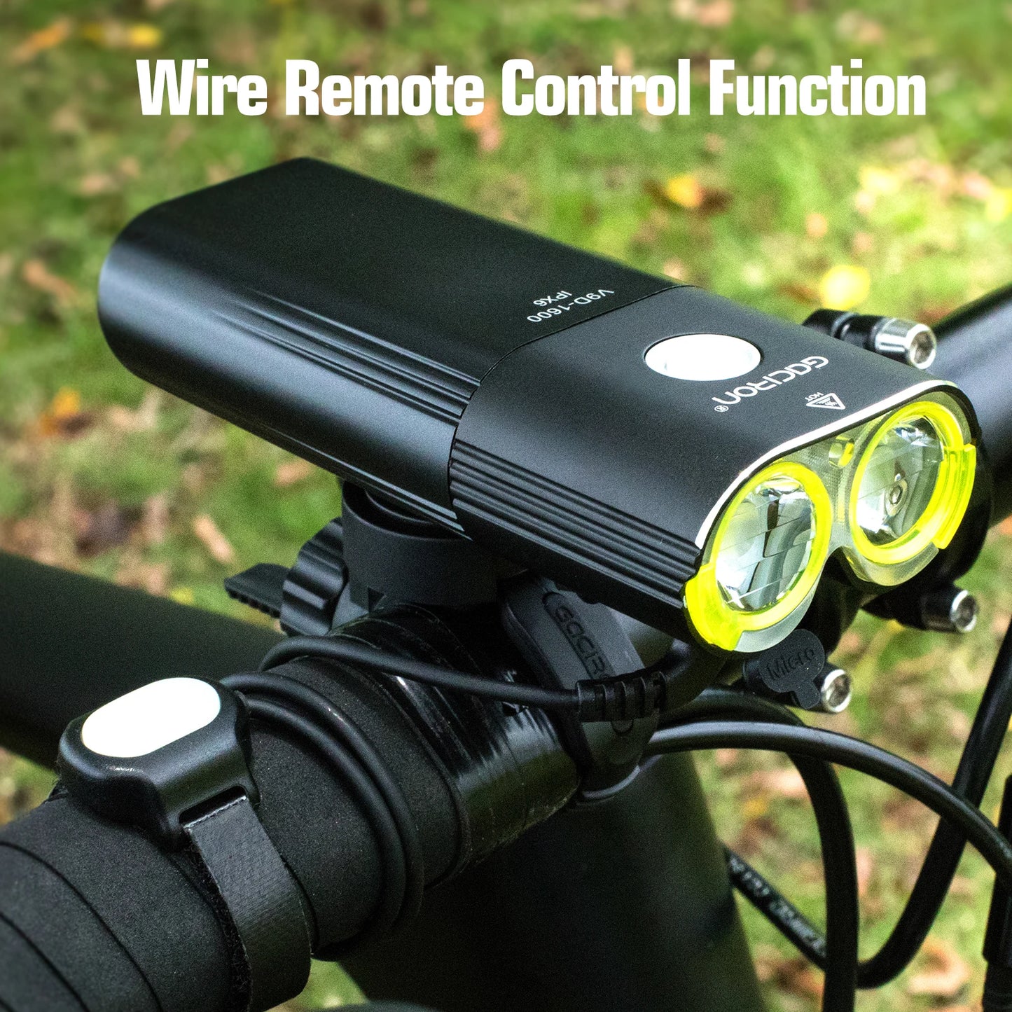 1800 Lumen Bicycle Front Light For Safe Night Rides