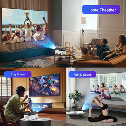 4K Ultra Short Throw Projector with 900ANSI and WiFi6