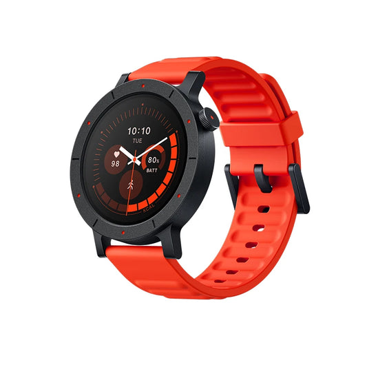 Orange Smartwatch Dual-Band GPS Heart Rate Monitor