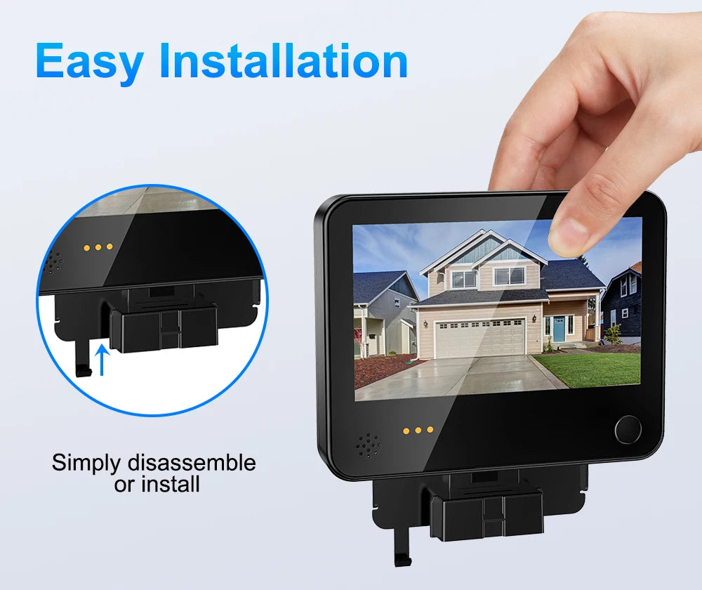 16G Wi-Fi Video Doorbell 1080p Night Vision PIR Alerts