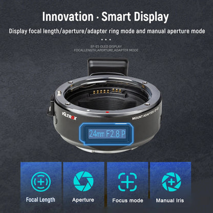 Autofocus EF to E Mount Lens Adapter Mirrorless Cameras