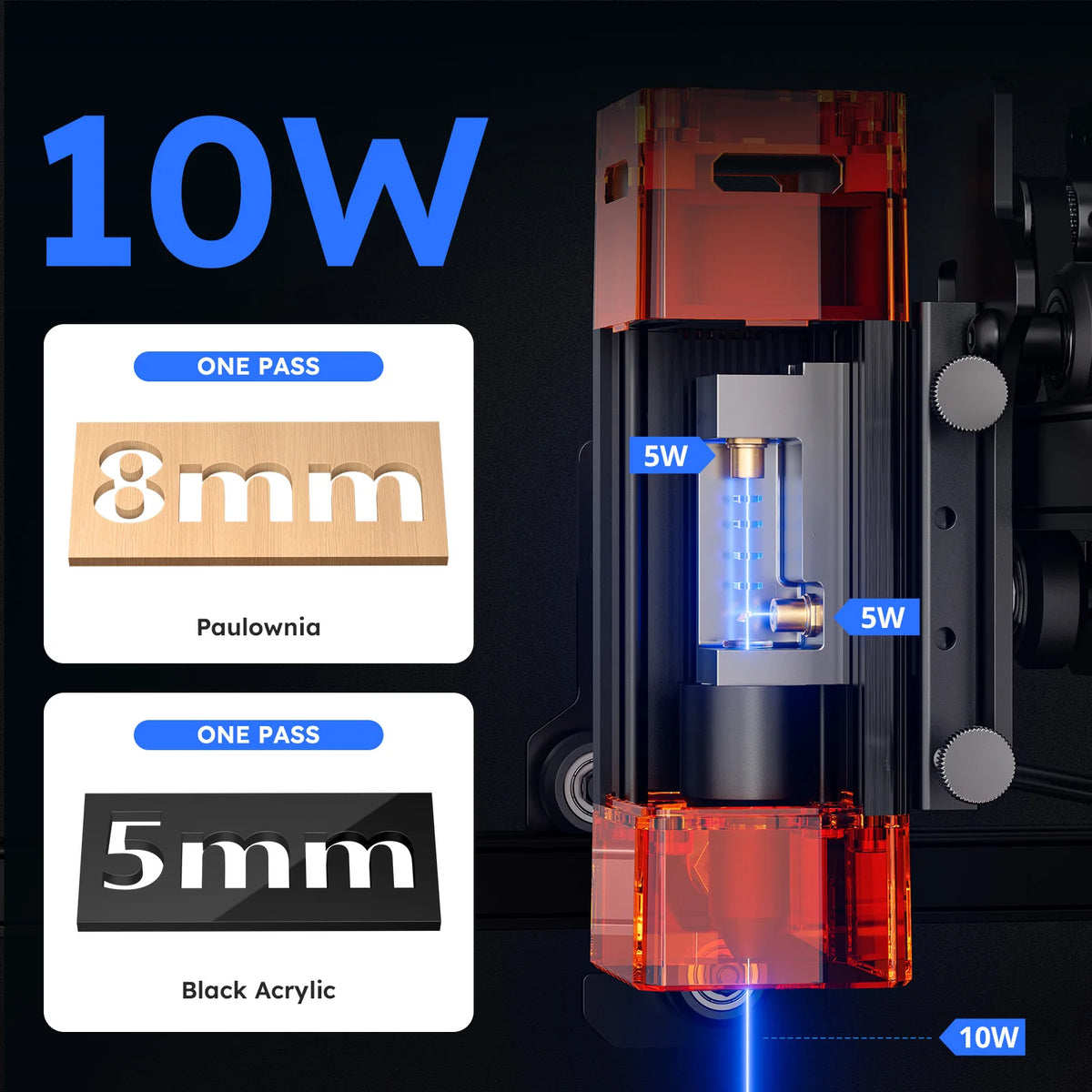 12W CNC Laser Engraving Machine Wood Cutter