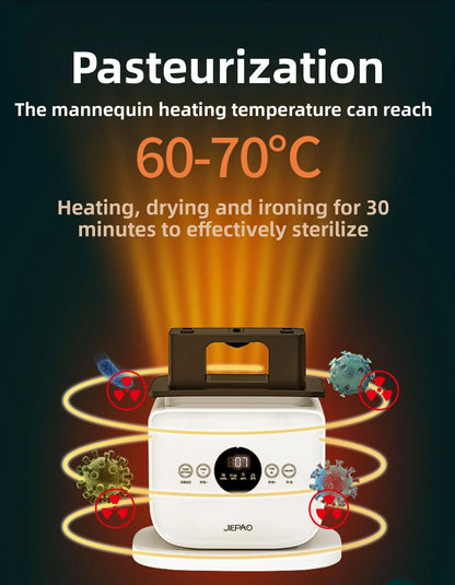 White Automatic Garment Steamer Wrinkle Removal Machine