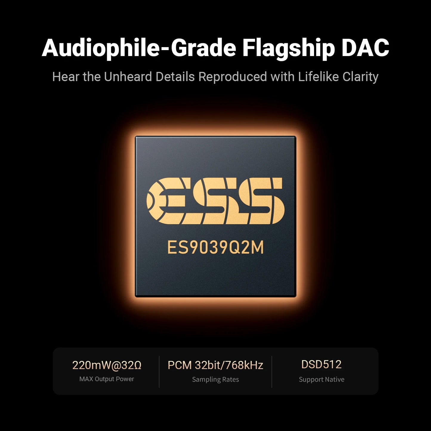 Portable Silver DAC Amplifier for PC and Phones