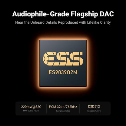 Portable Silver DAC Amplifier for PC and Phones