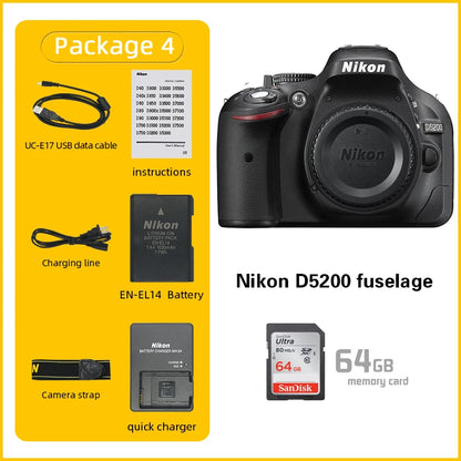 24MP DSLR Camera Body with Rotating LCD Screen