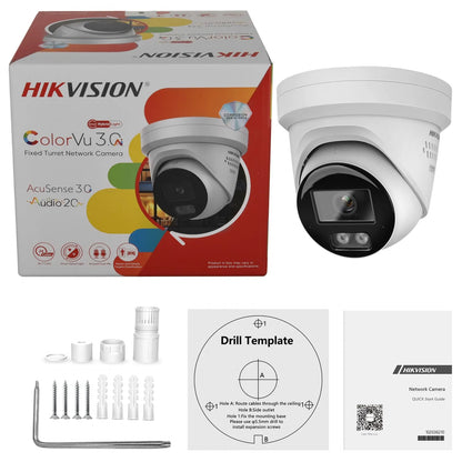8MP Smart Security Camera 4K Color Night Audio Alert