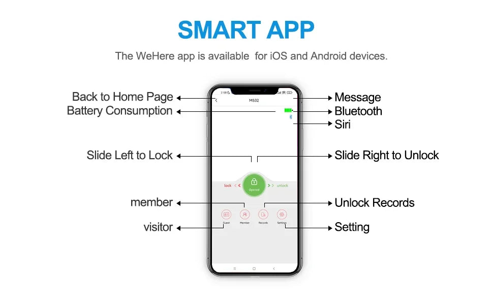 Smart Fingerprint Door Lock with Keypad and App Control