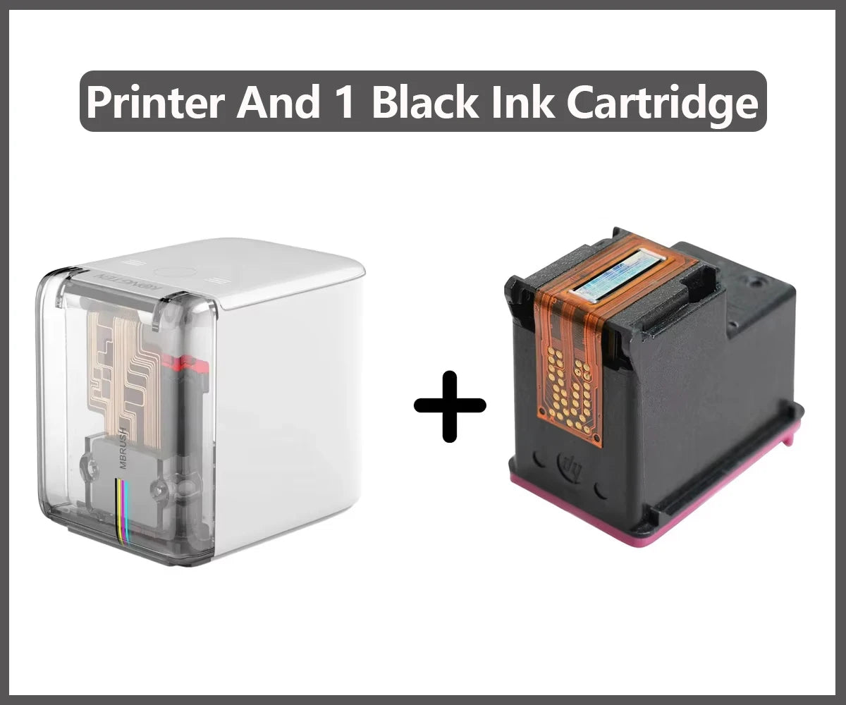 Handheld Inkjet Printer Portable Wireless Black Ink Printer