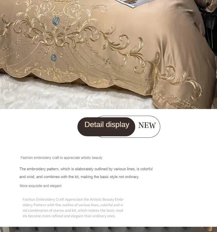 Premium Cotton 4-Piece Bed Sheet Set Ice Silk