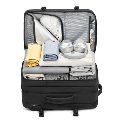 Compression Travel Laptop Backpack 17 Inch Large Capacity