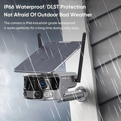 4K Smart WiFi Camera 128GB Outdoor PIR Detection