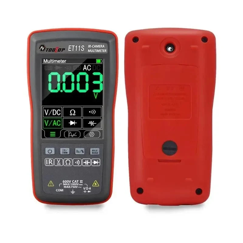 2.8 Inch Thermal Imager AC DC Multimeter Temperature Tester