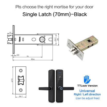 Wifi Smart Fingerprint Door Lock for Home Security