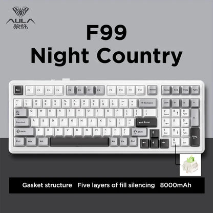 99-Key Bluetooth Gaming Keyboard with RGB and Gasket Mount