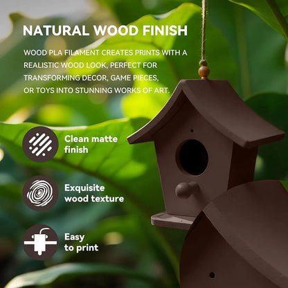 Wood Texture PLA 3D Printer Filament Mix Pack