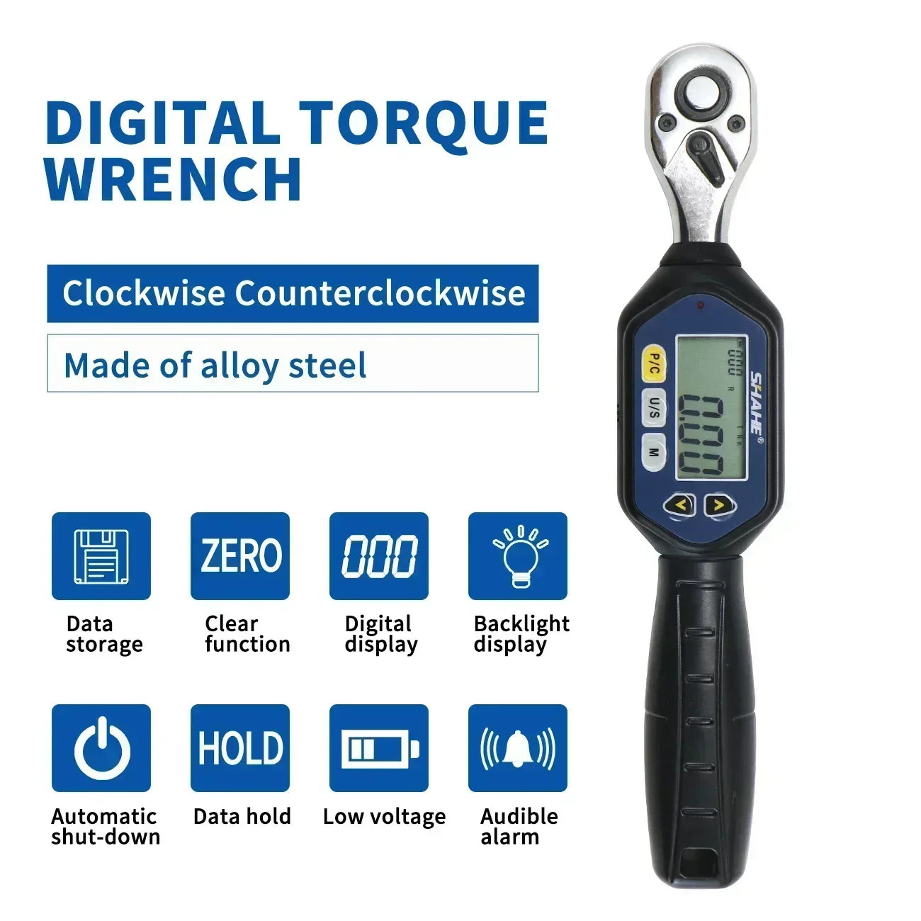 Professional Digital Torque Wrench for Bike and Car Repairs