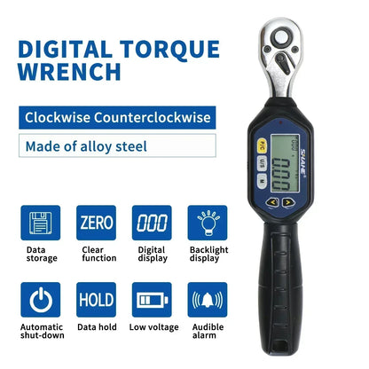 Professional Digital Torque Wrench for Bike and Car Repairs