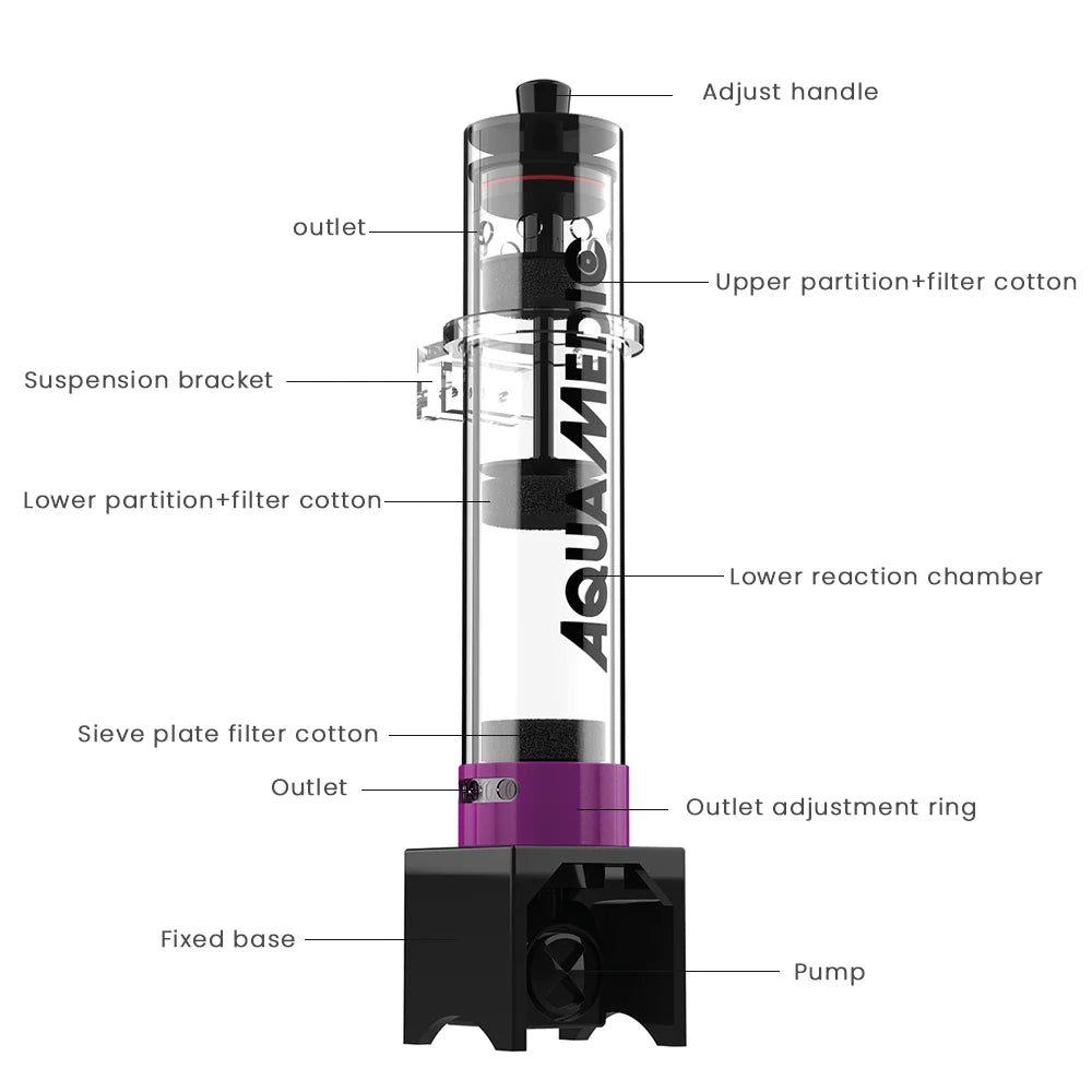 Gen Two Aquarium Media Reactor L Size Saltwater Tank