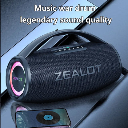 80W Outdoor Portable Bluetooth Speaker with HiFi Sound