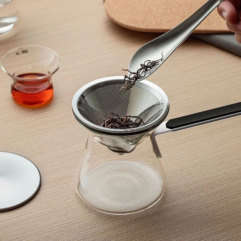 300ml Glass Teapot with Magnetic Tea Infuser and One-Touch Control