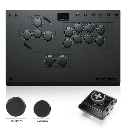 Aluminum Alloy Leverless Arcade Controller PC PS4 PS5