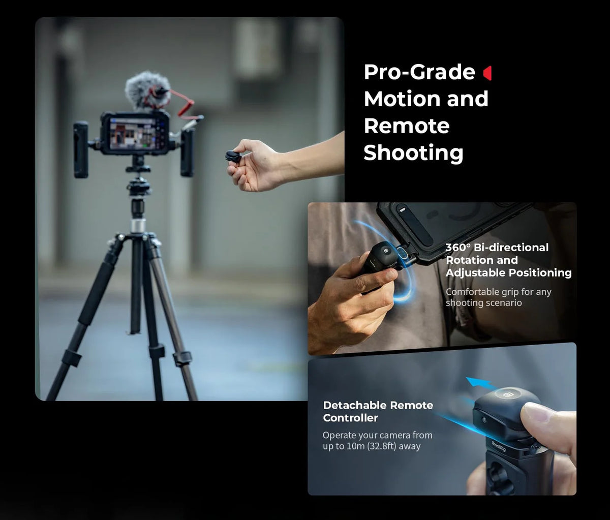 Dual Handheld Mobile Rig Kit for iPhone 17 Pro Stable Footage