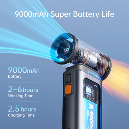 Portable FA55 Handheld Fan 9000mAh LED Display
