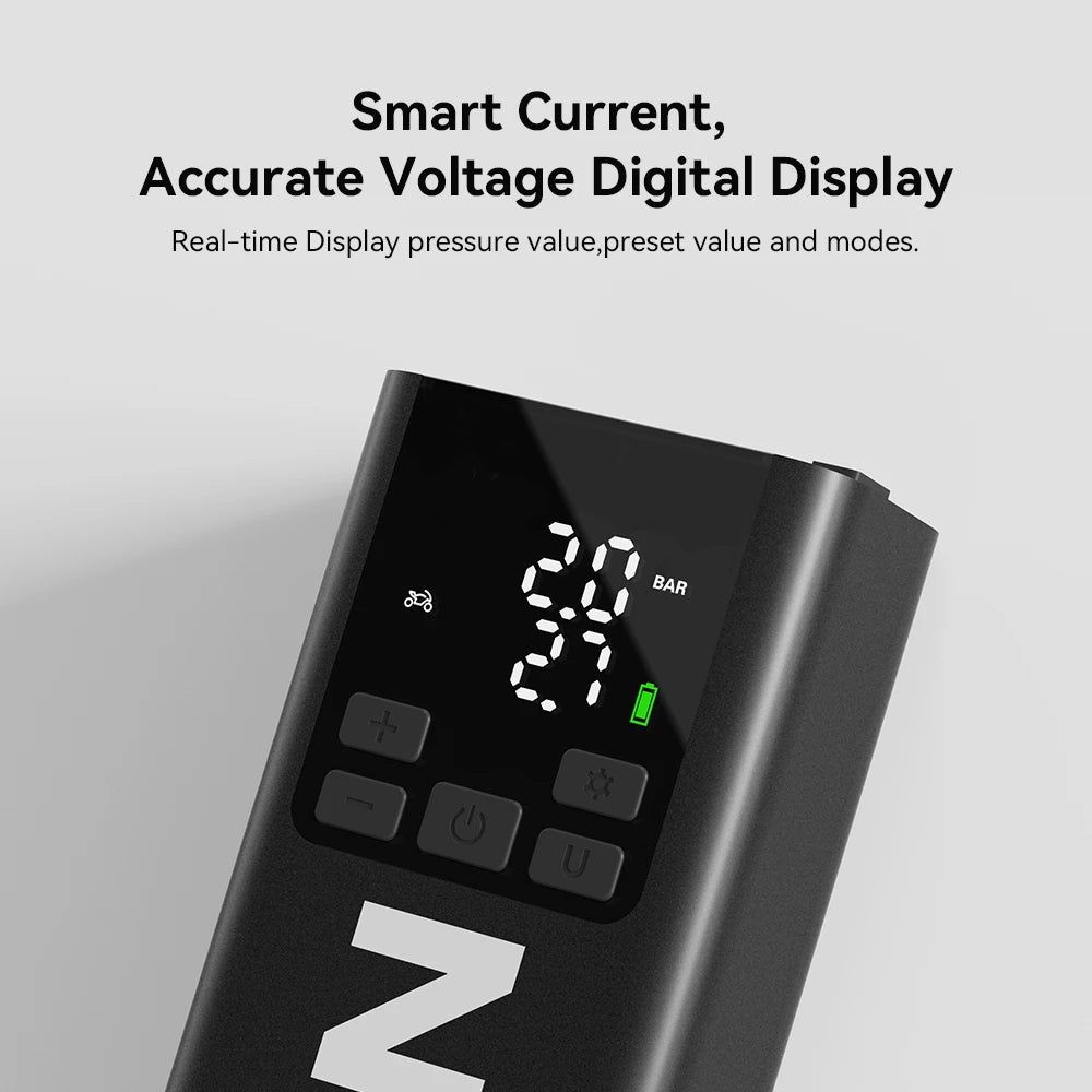 Portable Smart Air Pump 5000mAh Tire Inflator
