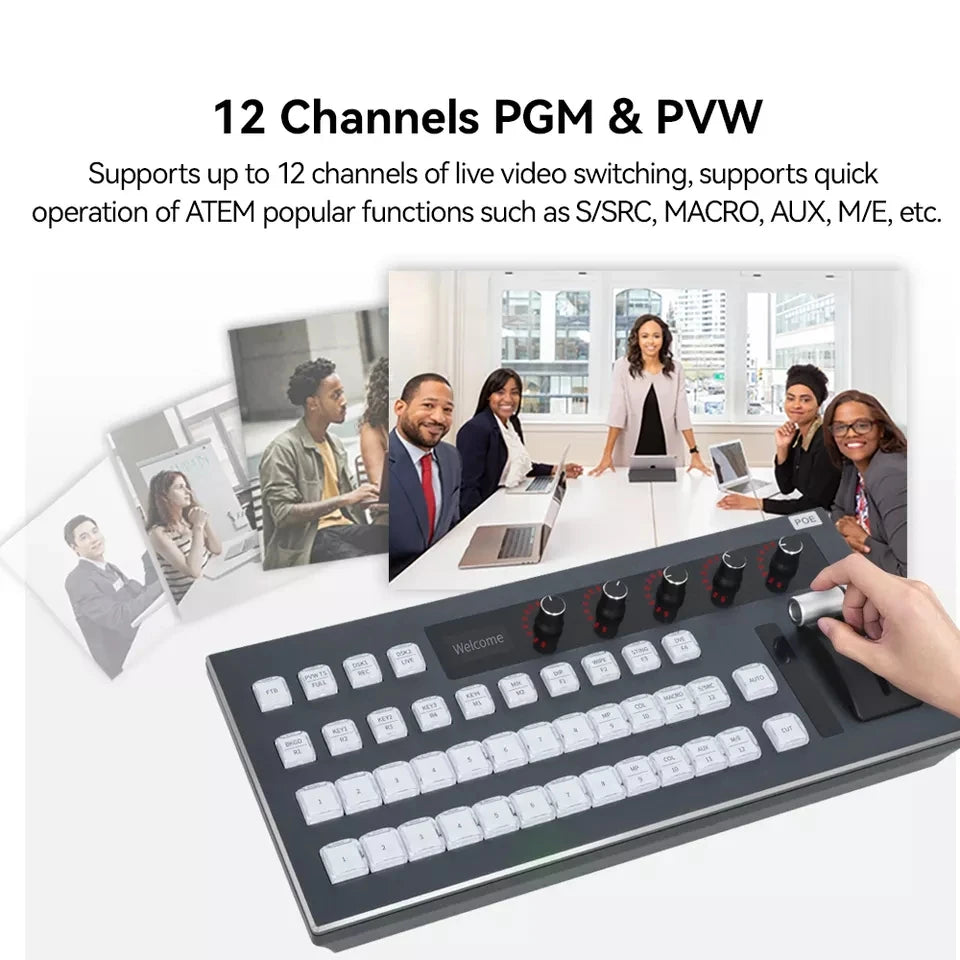 Portable Video Switcher Controller for Live Streaming