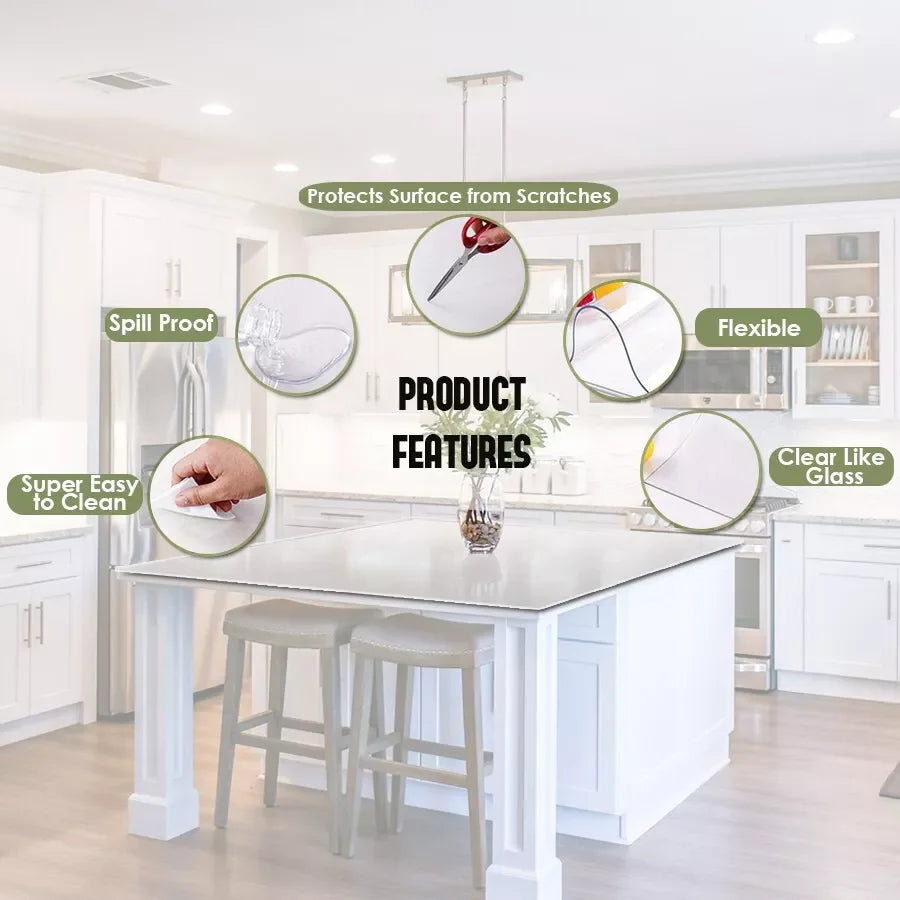 Soft Matte 3mm Table Protector for Dining