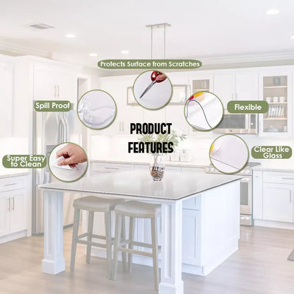 Soft Matte 3mm Table Protector for Dining