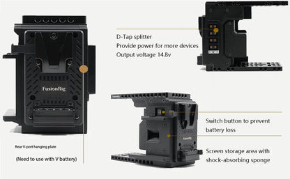 Professional Camera Cage Rig Expansion Module for Sony A7M4 A7S3