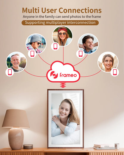 15.6" WiFi Digital Photo Frame with 32GB Storage