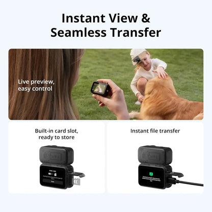 DJI Osmo Nano 4K/60fps Mini Action Camera 128GB Storage